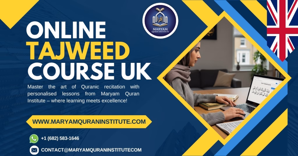 Online Tajweed Course UK London for Kids. Best Online Tajweed Course for Women. Learn Quranic recitation with expert guidance at MQI.