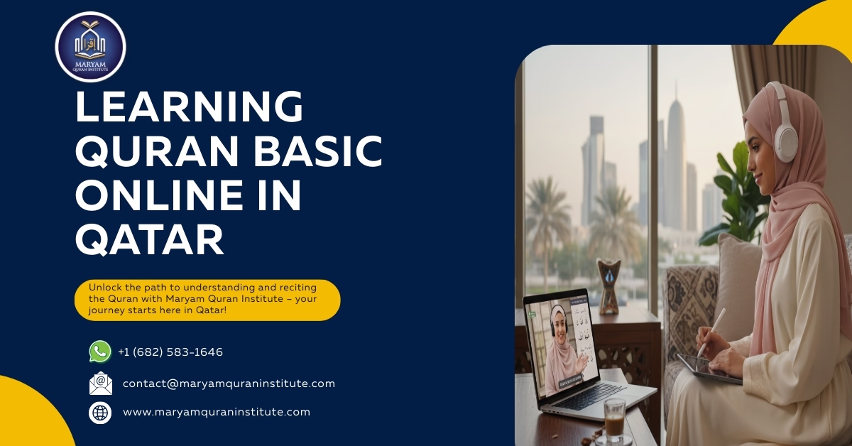 Learning Quran Basic. Join Maryam Quran Institute Online.